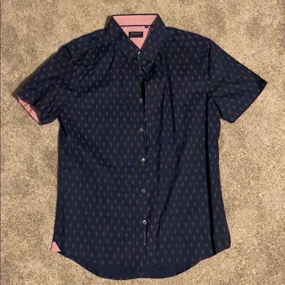 Mens. Short Sleeve Button Down